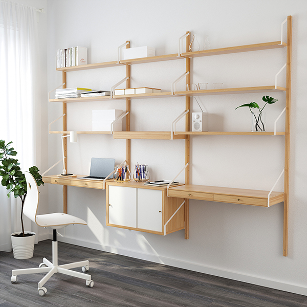 ikea-mobile-parete-scrivania-scaffali-legno-svalnas-ok